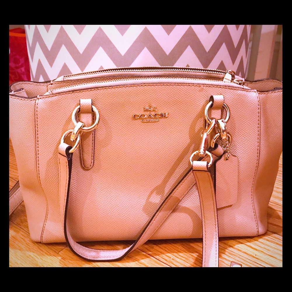 Coach Light Pink Carryall Bag